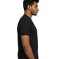 Person wearing a black shirt and  pants with a background