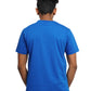 Blue T-shirt back view