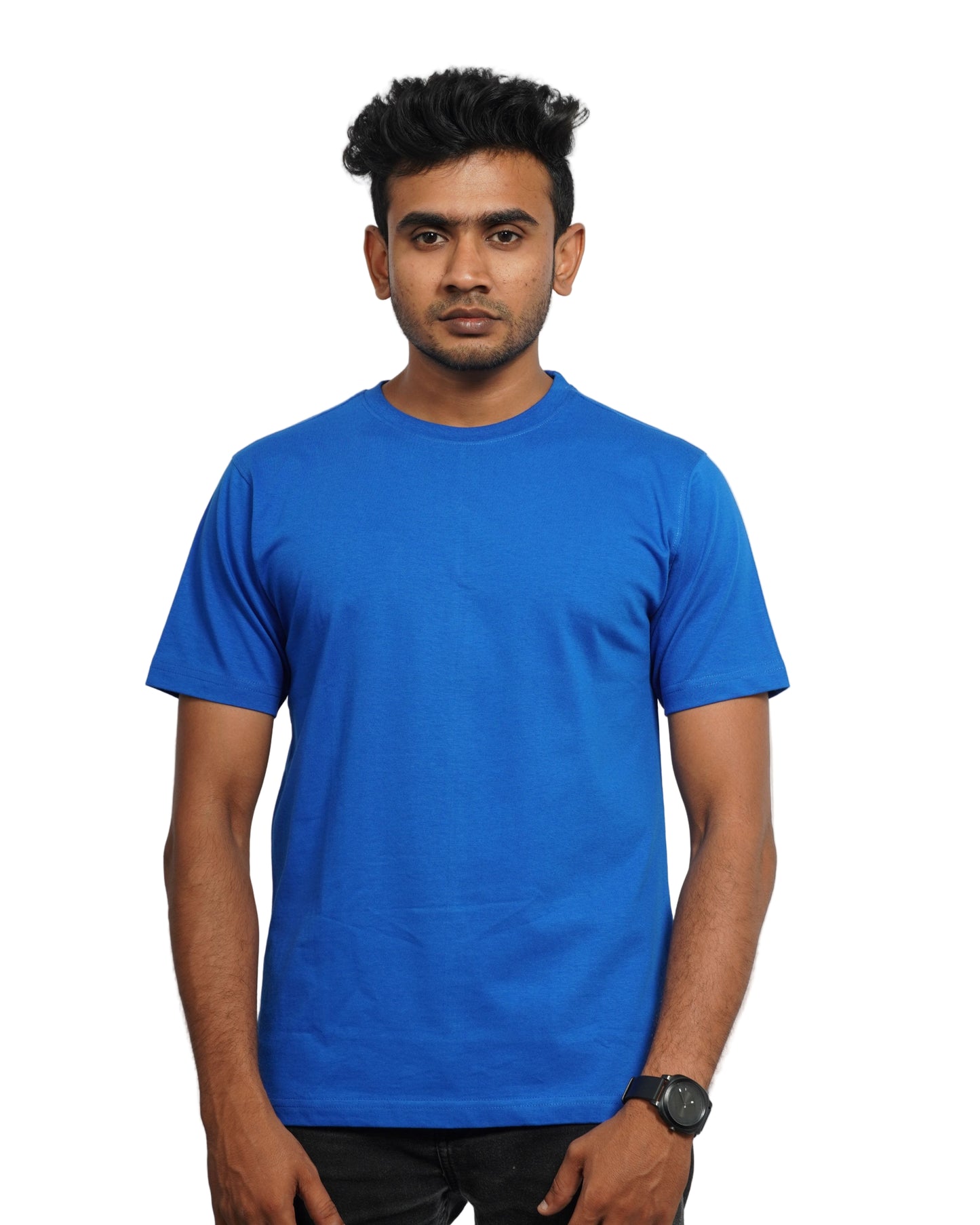 Blue T-shirt Front views