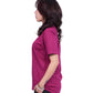 Maroon t-shirt left view