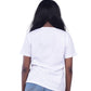 White t-shirt Back view