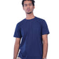 navy T-shirt and  pants 