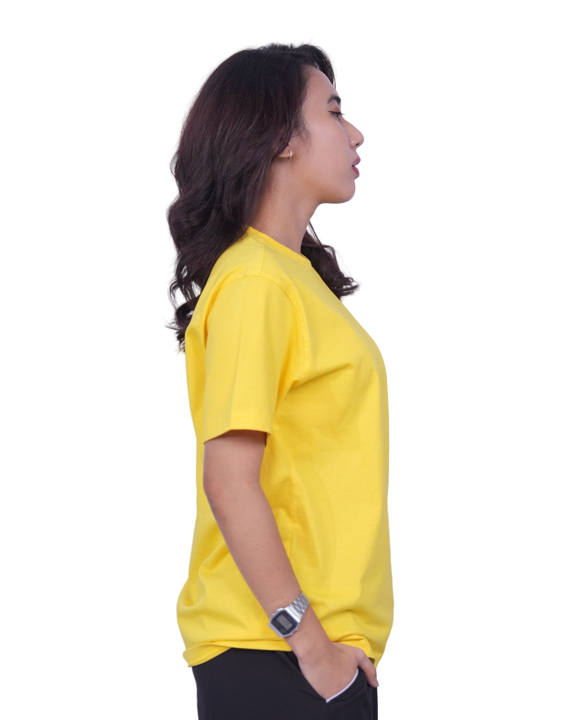 yellow t-shirt right view